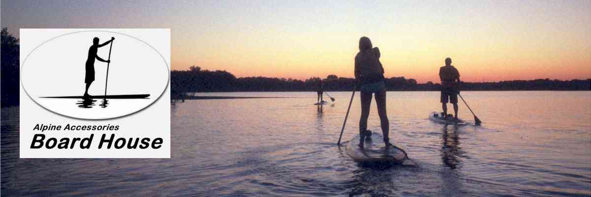 moonlight paddle board at The Board House at Three Oaks