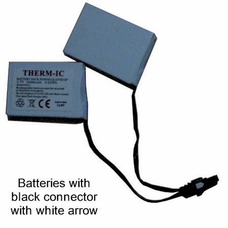 Therm-ic batteries for heated gloves and mittens.