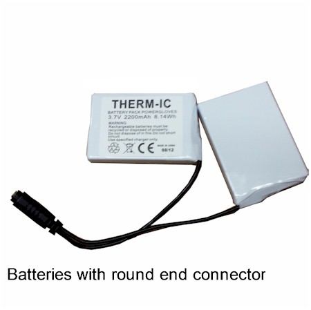 Therm-ic batteries for heated gloves and mittens.