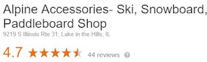 Google Reviews for Alpine Accessories