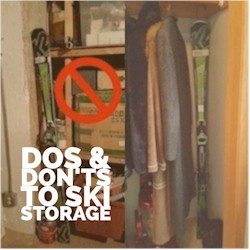 See how to store your skis during the off season.